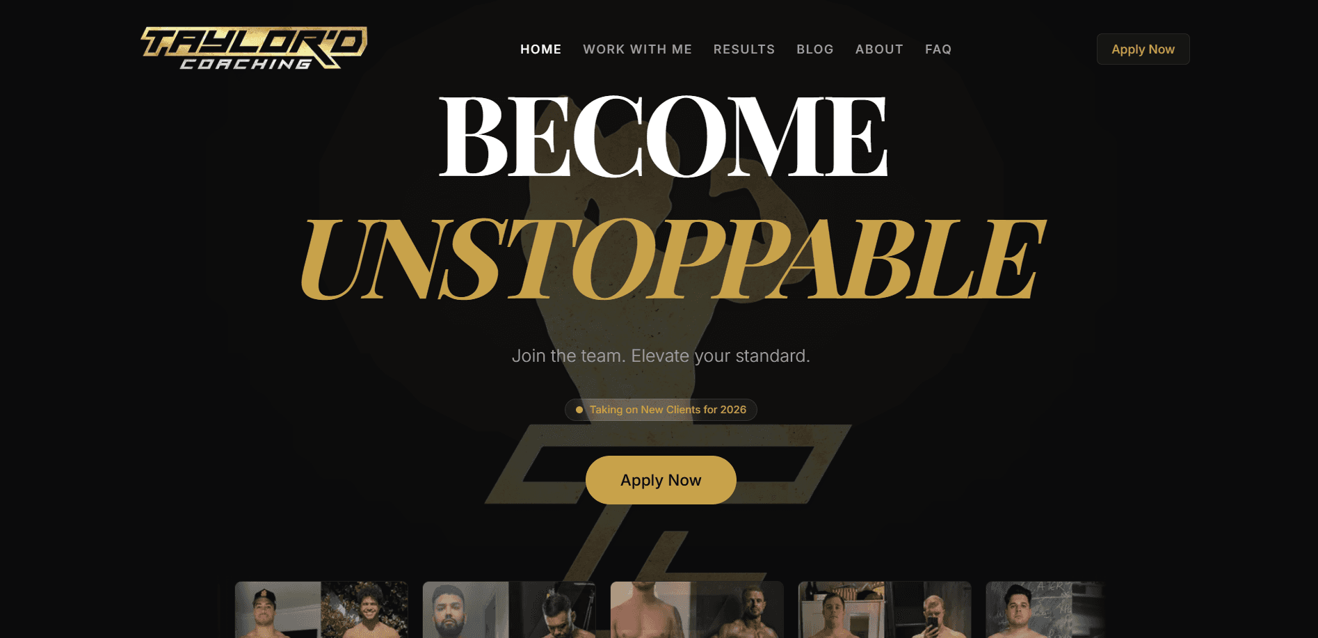 Taylord Coaching Website
